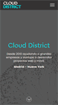 Mobile Screenshot of clouddistrict.com